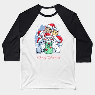 Merry Christmas | Christmas Baseball T-Shirt